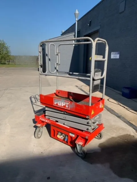 Pop Up 8 Push Around Scissor Lift image 1